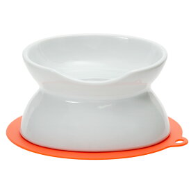 猫　食器　ハリオ　にゃんプレダブル　ホワイト　有田焼　猫用　フードボウル　関東当日便