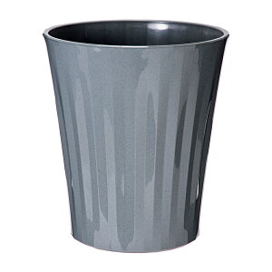 鉢 アップルウェアー グロスポット 8号 ダークグレー 観葉植物 植木鉢 関東当日便