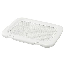アイリスオーヤマ　フチもれしにくいトレーニングペットトレー　ワイド　FFT−635　アイボリー　犬　トイレ　関東当日便