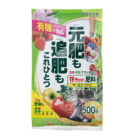 花ごころ　花ちゃん肥料　オールインワン　500g　元肥も追肥もこれひとつ　関東当日便