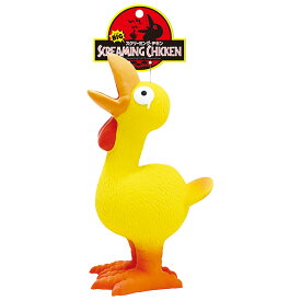 プラッツ　ビッグ　スクリーミングチキン　イエロー　犬用おもちゃ　関東当日便