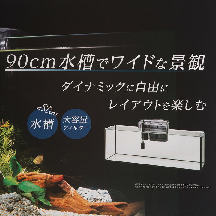 楽天市場】コトブキ工芸 水槽セット レグラス F−90S／B 