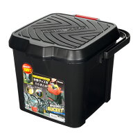 エーワン　かしこいバケツ17L　黒　座れるバケツ　関東当日便