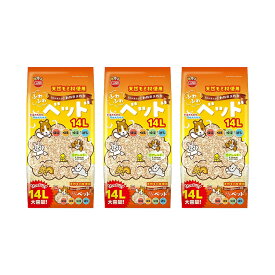 ふわふわベッド　14L×3　敷材　床材　巣材　ハムスター　リス　モルモット　うさぎ　関東当日便