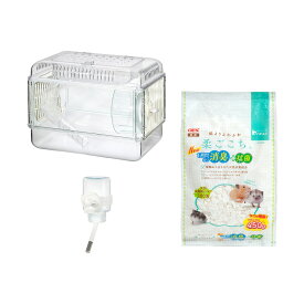 GEX　クリアフロント30飼育セット（ケージ＆敷材＆給水器）　ドワーフハムスター飼育セット　関東当日便