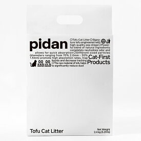 猫砂　Pidan　おからミックス　2．4kg　関東当日便