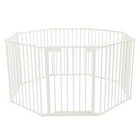 スチールペットサークル　8枚組　ホワイト　関東当日便