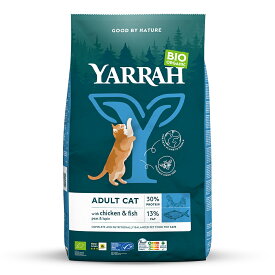 キャットフード　YARRAH　ヤラー　オーガニックキャットフード　フィッシュ　800g　正規品　関東当日便