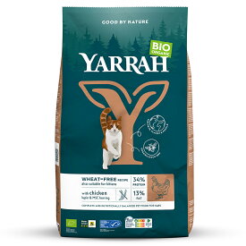 キャットフード　YARRAH　ヤラー　オーガニックキャットフード　小麦不使用　2．4kg　正規品　関東当日便