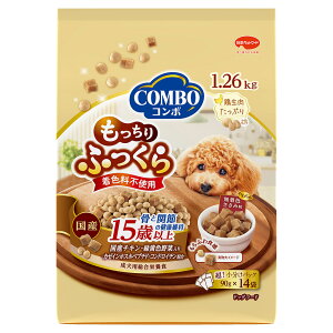 ドッグフード コンボ ドッグ もっちりふっくら 15歳以上 骨と関節の健康維持 1.26kg(90g×14袋) 関東当日便