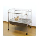 うさぎケージ　アウトレット品　脚付き　M（82．4×54．9×83．5cm）　組立確認済　うさぎ　モルモット　180サイズ　…