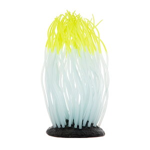 カミハタ いそぎんちゃくん L イエロー 水槽用オブジェ アクアリウム用品 関東当日便