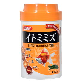 コメット　イトミミズ　22g　金魚のえさ　金魚の餌　関東当日便