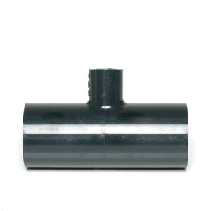 アウトレット品 耐衝撃 塩ビHI継手 異径チーズ 40A×16A (色:黒) 訳あり 関東当日便