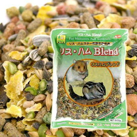 三晃商会　リス・ハムブレンド　500g　ハムスターフード　えさ　エサ　餌　関東当日便