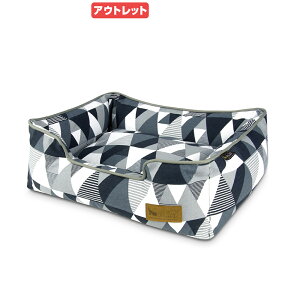 アウトレット品 PLAY(プレイ) ラウンジベッドM モザイク/タキシード 訳あり 関東当日便