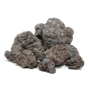 形状お任せ 剛溶岩石 サイズミックス 5kg 45cm水槽向け アクアリウム レイアウト素材 関東当日便