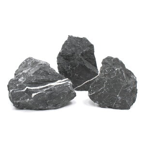 形状お任せ 影山石 Mサイズ(約13〜18cm) 3個 アクアリウム レイアウト素材 関東当日便