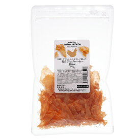 国産　うす〜くスライスして焼いた　鶏ささみジャーキー　細かめ　20g　無添加　無着色　犬猫用　PackunxCOCOA　犬　猫　おやつ　関東当日便
