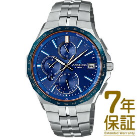 【国内正規品】CASIO カシオ 腕時計 OCW-S5000F-2AJF メンズ OCEANUS オシアナス Manta マンタ Blue Hour クロノグラフ タフソーラー 電波