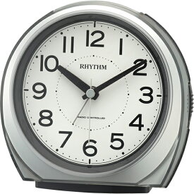 【正規品】リズム RHYTHM 時計 クロック 4RL438SR19 電波目覚まし時計 めざまし時計 置時計 フィットウェーブA438
