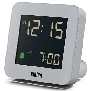 BRAUN uE NbN BC09G ڊo܂v uv Digital Alarm Clock fW^ A[ NbN