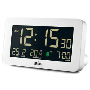 BRAUN uE NbN BC10W ڊo܂v uv xv J_[ A[  Digital Clock fW^NbN