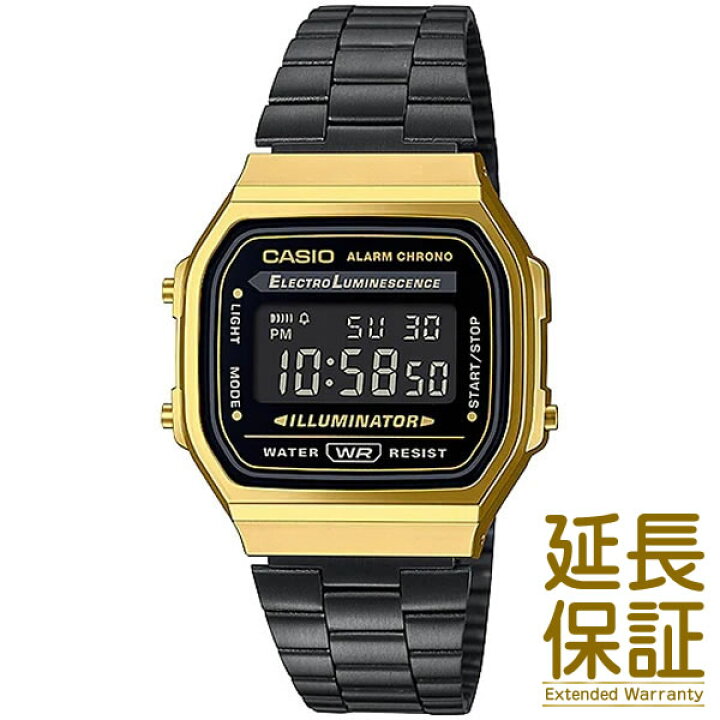 楽天市場】【BOXなし】CASIO カシオ 腕時計 海外モデル A168WEGB-1B 