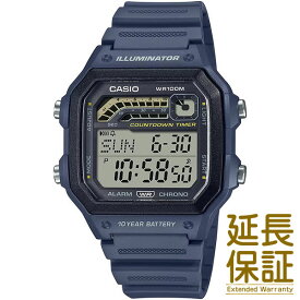 【メール便発送】【箱なし】CASIO カシオ 腕時計 海外モデル WS-1600H-2A メンズ STNADARD スタンダード チプカシ チープカシオ クオーツ
