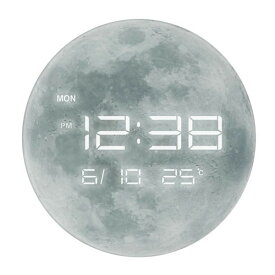 【正規品】NOA ノア精密 クロック W-794 WH MAG デジタルLED置掛両用時計 置時計 掛時計 ルナ