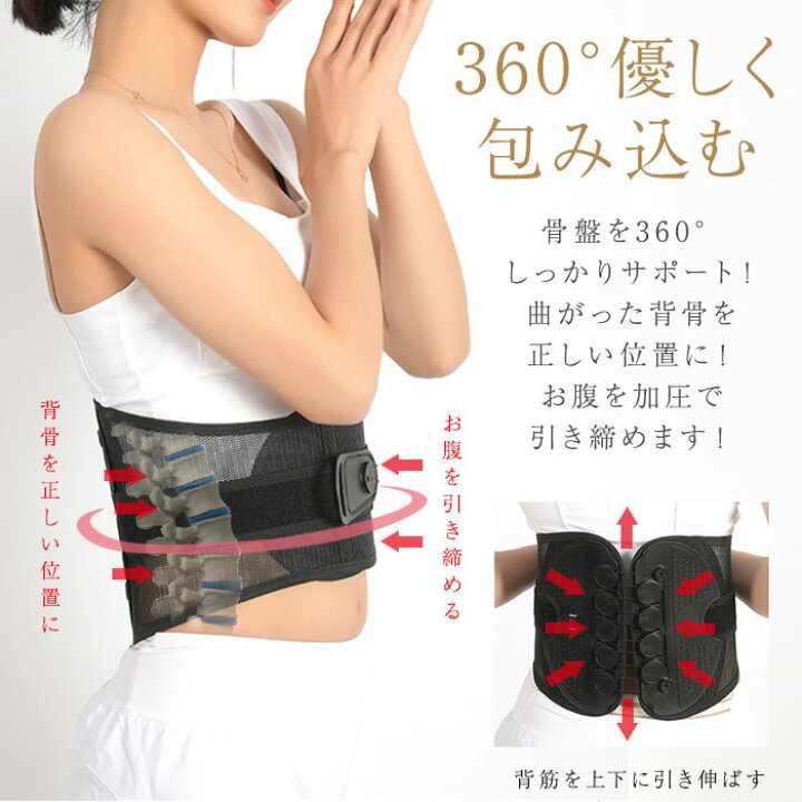 楽天市場】骨盤ベルト 骨盤補正 コルセット 産後 骨盤サポーター 腰痛 腰痛ベルト ガードル 腰楽 薄型 通気性抜群 ゆがみ 猫背 腰痛 男女兼用  ゴルフベルト スポーツベルト : CHANGE