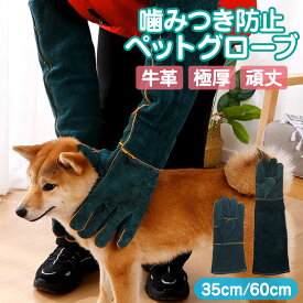 ペットグローブ 噛みつき防止 グローブ 犬 噛みつき防止 手袋 犬 手袋 猫 手袋 ペット 噛みつき グローブ 噛む しつけ セーフティグローブ 牛革手袋 引っかき イヌ ネコ アウトドア バーベキュー