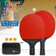 卓球 ラケット ペン 2本セット ボール3個 収納袋 卓球ラケット ラバー張り 練習用 卓球ボール ピンポン玉…