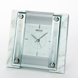 【正規品】SEIKO セイコー クロック QK737W 置き時計 スワロフスキー・クリスタル