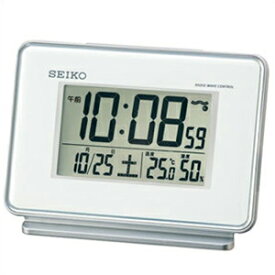 【正規品】SEIKO セイコー クロック SQ767W 電波目覚まし時計