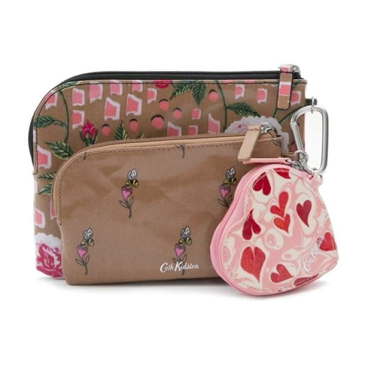 楽天市場】Cath Kidston キャスキッドソン ca1042399 106277318430102 レディース ポーチ 3点セット SET OF 3 POUCHES CAMEL/TEA ROSE : CHANGE 楽天市場】Cath Kidston キャスキッドソン ca1042399 106277318430102 レディース ポーチ 3点セット SET OF 3 POUCHES CAMEL/TEA ROSE : CHANGE
