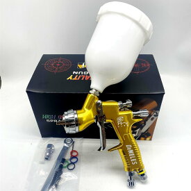 プロ用 エアスプレーガン カー塗装 スプレーガン DIY 軽量472g 1.3mmノズル 分解簡単 重力式 各種塗装作業に 自動車補修専用
