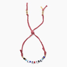 【SALE】【15%OFF】CHAN LUU x Ethical Fashion Initiative "Love" ワード ブレスレット