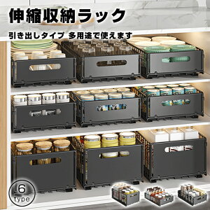 シンク下ラック 収納 スライド 大容量 引き出し 2段 キッチン収納 洗面台下 収納ラック キッチンラック 台所 整理収納 キッチンストッカー スチール製丈夫 シンク下収納ラック