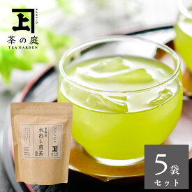 業務用 水出し煎茶 5袋セット お茶 深蒸し茶 掛川茶 静岡茶 日本茶 一番茶 高級茶 高級 煎茶 緑茶 ティーパック ティーバッグ 高品質 日本産 国産 普段使い 自宅用 自家用 ホット アイス 水出し 冷茶