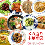 メガ盛り10種10食中華福袋セット 送料無料 2025 御歳暮 お歳暮 ギフト 時短 調理 中華 あす楽 食べ物 プ…