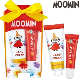 ムーミン リトルミイ リップ&ハンドケアセット ハンドクリーム リップクリーム セット こけもものジャム MOOMIN 保湿 バーム ハンドケア スキンケア 手 唇 リップ かわいい 可愛い おしゃれ お洒落 人気 バスグッズ アロマ 香り 雑貨 ギフト プレゼント 母の日