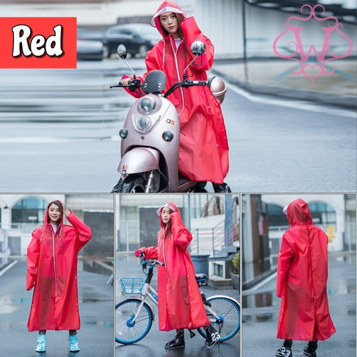 楽天市場 レインコート カッパ 雨具 おしゃれ かわいい ポンチョ レディース 女性 女の子 大きめ ロング 完全防水 防汚 防風 耐久性 快適 自転車 バイク 通学 通勤 アウトドア 軽量 シャンティ アラモード