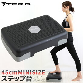 踏み台昇降 ステップ台 45cm ミニサイズ 高さ調節可能 最大10cm 2段 新作入荷 有酸素運動 定番 オシャレ 昇降台 踏み台 昇降運動 スローステップ トレーニング シェイプアップ スポーツ器具 初心者 ストレッチ エクササイズ ダイエット 踏み台昇降 体幹 筋トレ ステッパー
