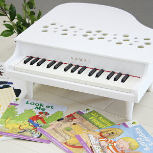 【あす楽】【ピアノおもちゃ】【辻井伸行】カワイミニピアノP-32（1162（ホワイト）子供幼児誕生日クリスマスプレゼント出産祝い
