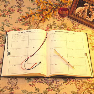 楽天市場 My Ten Years Diary 私の10年史 10年間日記 あす楽 日記 日誌 子育て日記 子育て日誌 記録 記念 思い出 プレゼント ギフト 出産祝い 知育 英語 教材の ちゃおーね