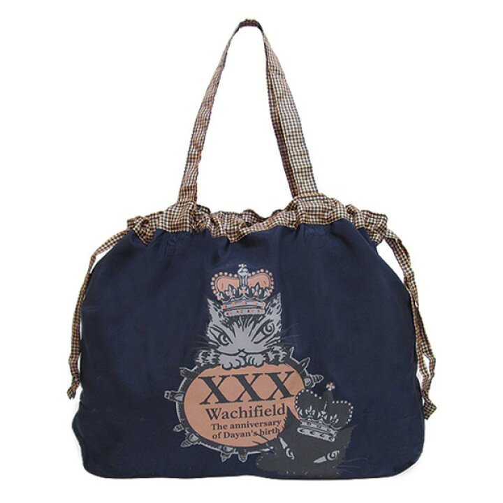 楽天市場】ダヤン わちふぃーるど 撥水エコバッグ／紺【あす楽】エコ  