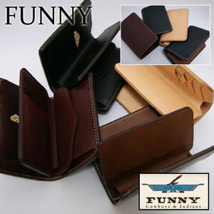 【FUNNY取扱数No.1正規店】FUNNY財布ファニーミディアムウォレットサンセットビルフォードブライドルタンブラウン&ラティーゴバーガンディーレッド全3色【送料無料】【日本製本革】ファニー財布メンズ二つ折りウォレット