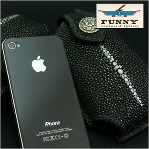【iPhone12miniにも対応】【iPhoneSE55s対応】FUNNYファニー/モバイルケース≪ポインテッドスティングレイ≫ガルーシャ/スマートフォン/ハンディホンケース/携帯ケース/携帯電話ケース/本革/レザー【送料無料】