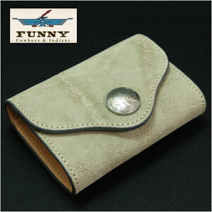 【送料無料】FUNNY/ファニー/本革コインケース/小銭入れ/COINCASE≪BELLOWS/ベローズエレファント/象革グレー≫本革革レザー日本製ギフト誕生日ラッピング【楽ギフ_包装】